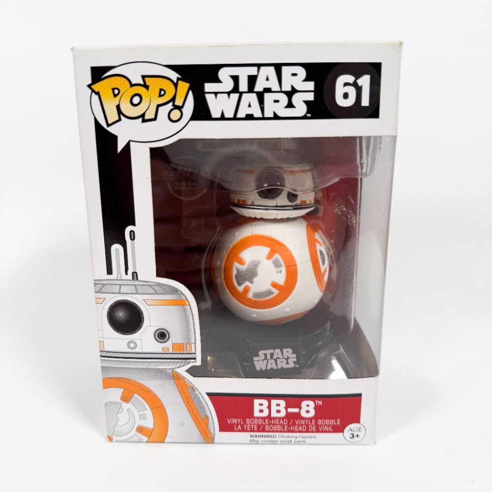 Funko Pop Star Wars BB-8 #61 Vinyl Bobble-Head – New In Box Collectible